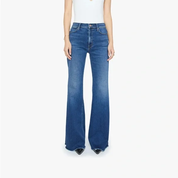 MOTHER ”Lil Doozy Fray”jeans in “Scorching Hot” ✨NWT✨ size 27 - Picture 2 of 10